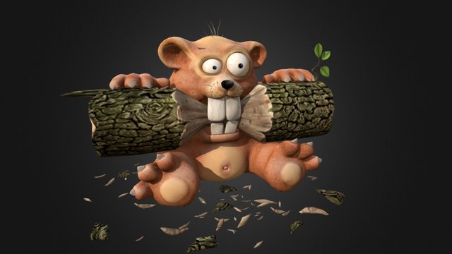 Beaver 3D Model