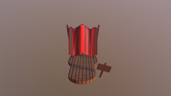 Lo Hummel P04 Game Asset Stage 3D Model