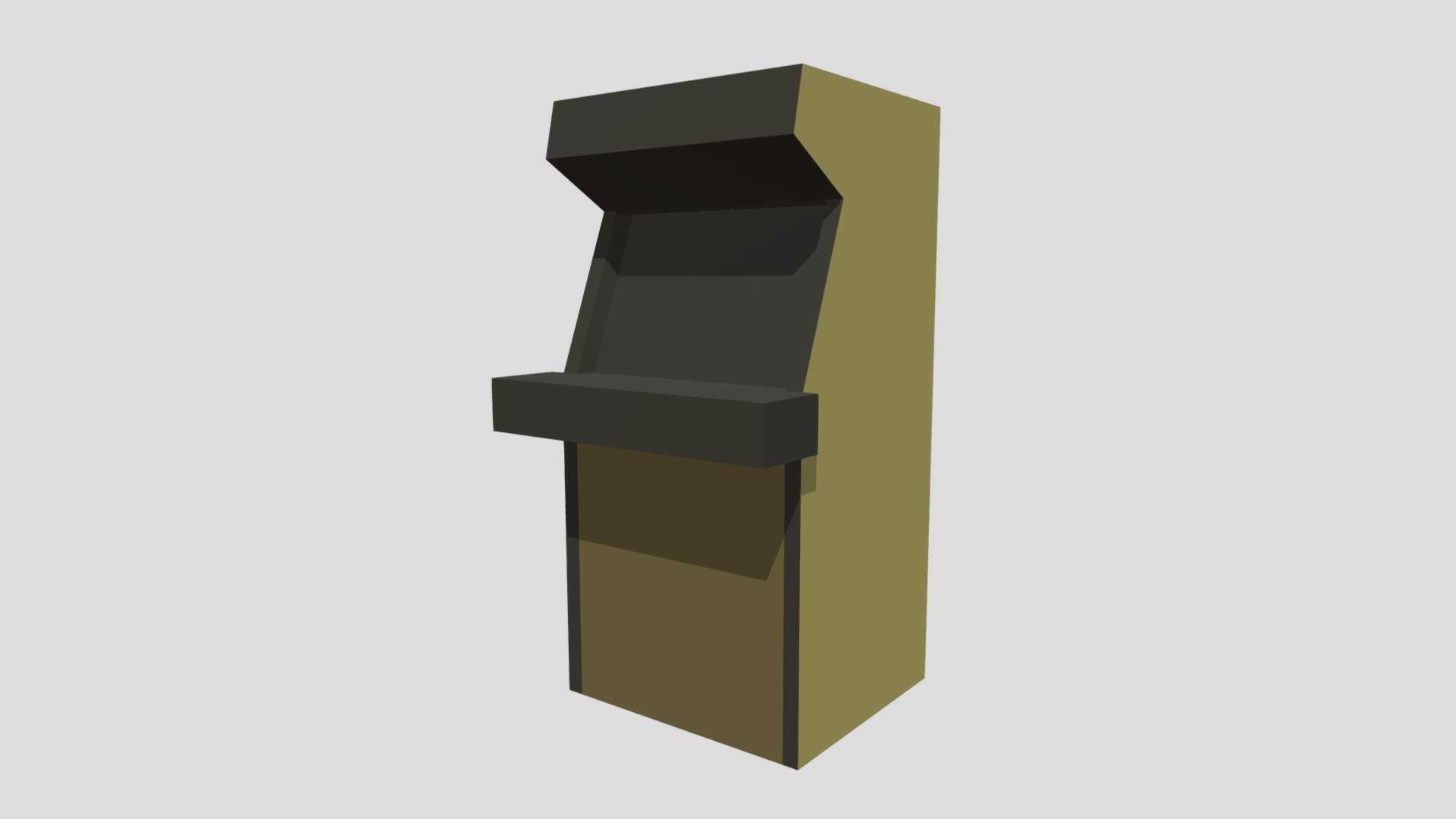 Lowpoly Arcade machine