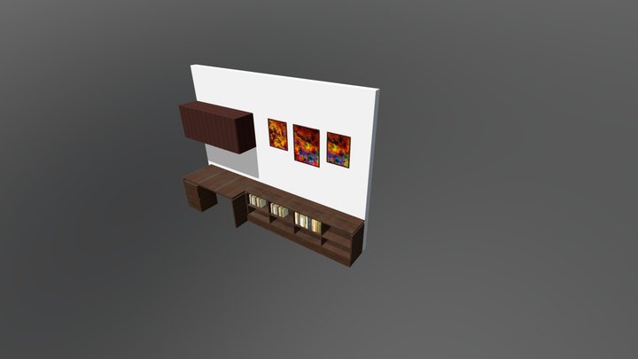 ARMAZEM NORDESTE - Móveis Office 3D Model