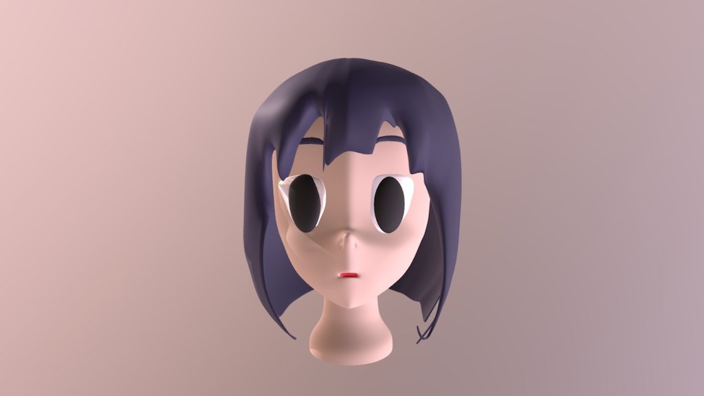 Anime Face - 3D model by NudnyMongol (@NudnyMongol) [3a8cea3]