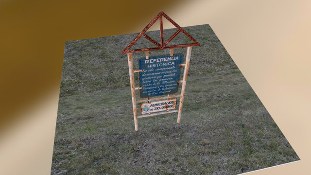letrero 3D Model