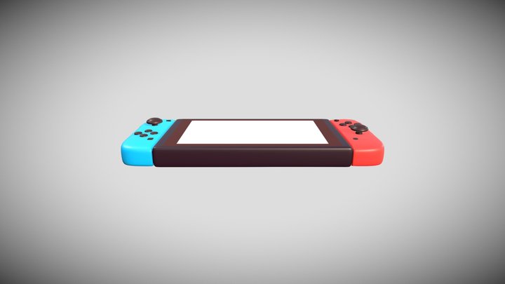 Nintendo Switch cozy style 3D Model