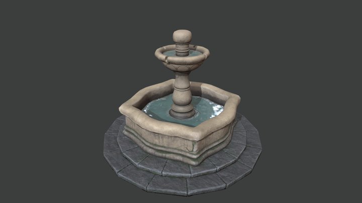 fountain 3D Model