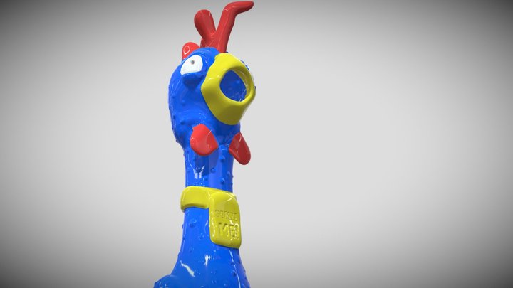 Rubber Chicken 3D Model