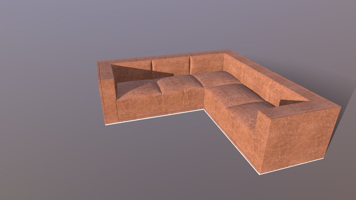 Sofa L 3D Model