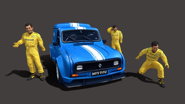 WRC R4 Gordini Kombo  Alain Oreille – Kostenloses 3D-Modell STL