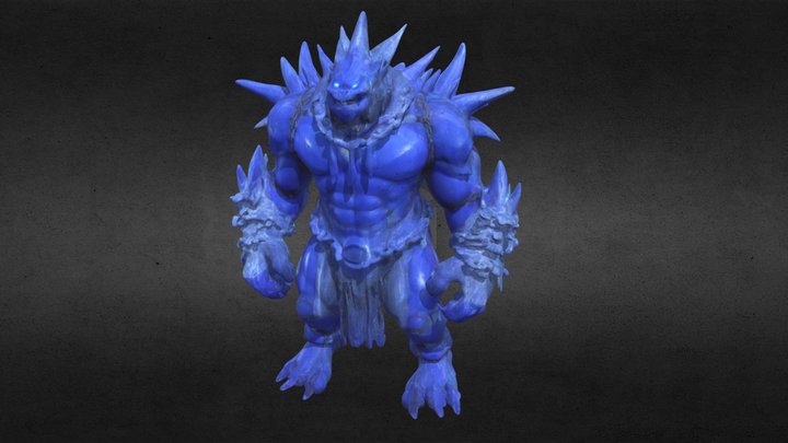 Titan Ice Beast 3D Model