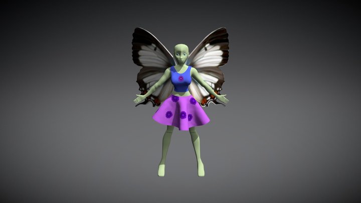 Final Fairy 3D Model