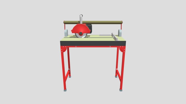 Máquina eléctrica cortadora de baldosas 3D Model