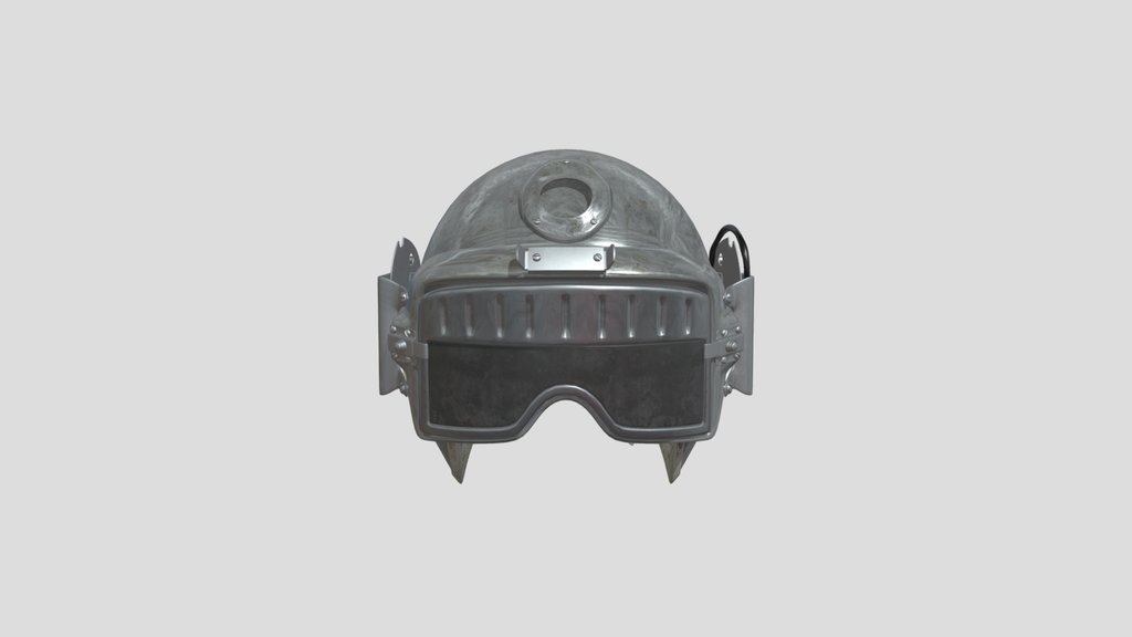Used Retro Pilot Helmet
