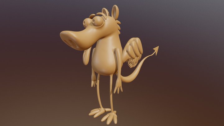 Melki's Dragon Pet 3D Model