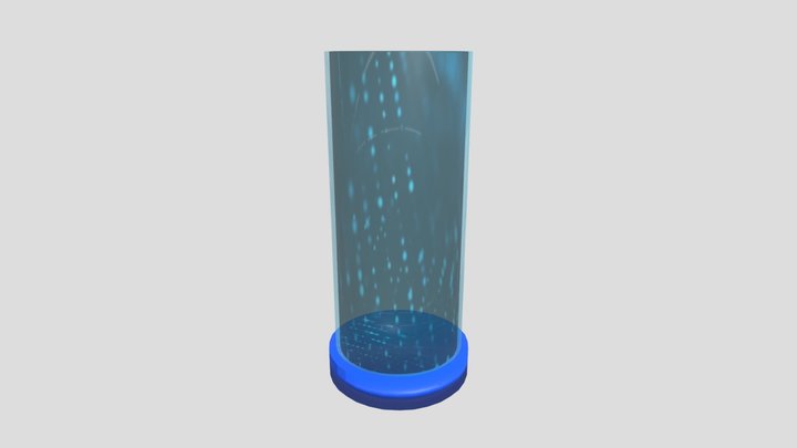Teletrasporto cilindro 3D Model