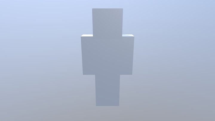 Minecraft Character OBJ (Blender Internal) 3D Model