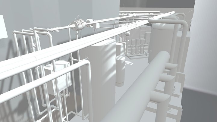 CHP Plantroom 3D Model