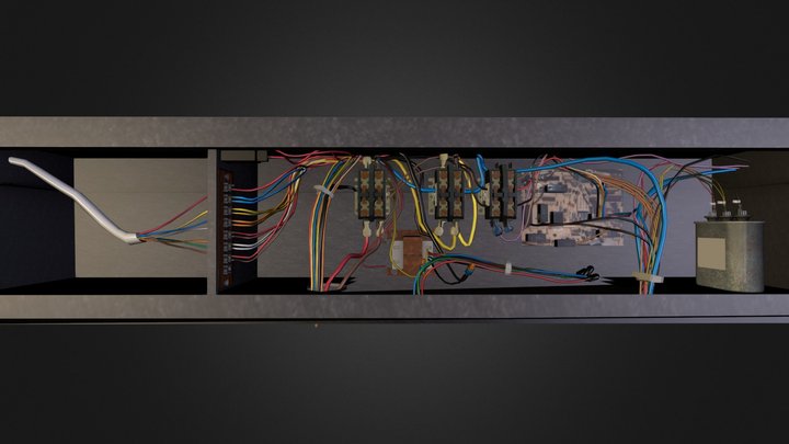 HVAC Wiring 3D Model