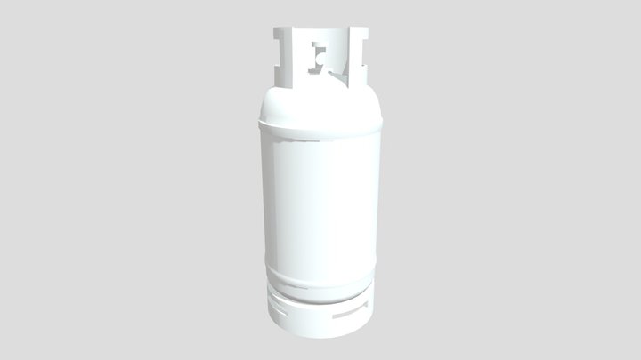 Metal Gas Canister 3D Model