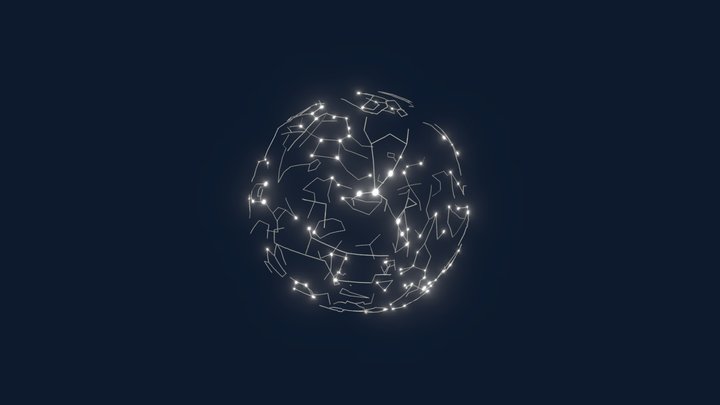Celestial sphere 3D Model