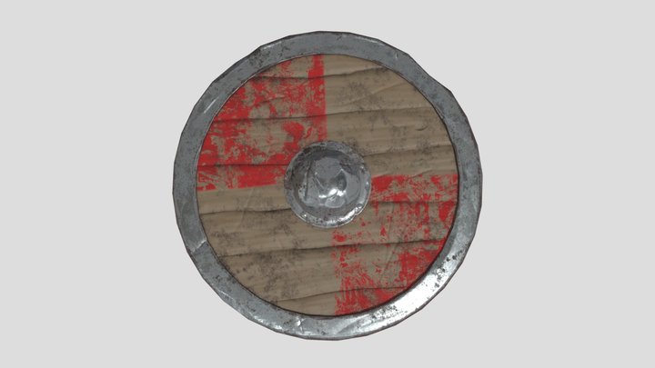 [School Project] Viking Shield 3D Model