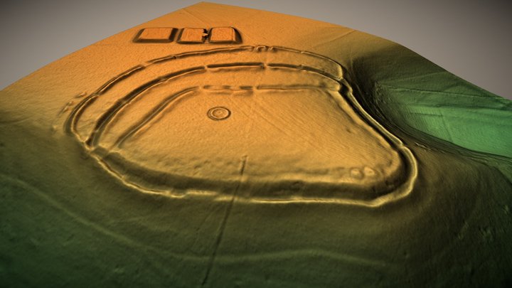 White Sheet Castle, Wiltshire (UK) – Free 3D Model STL