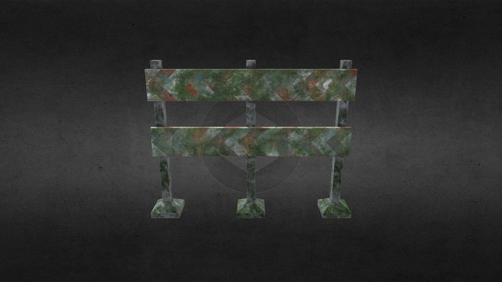 Moss fence 3D Model