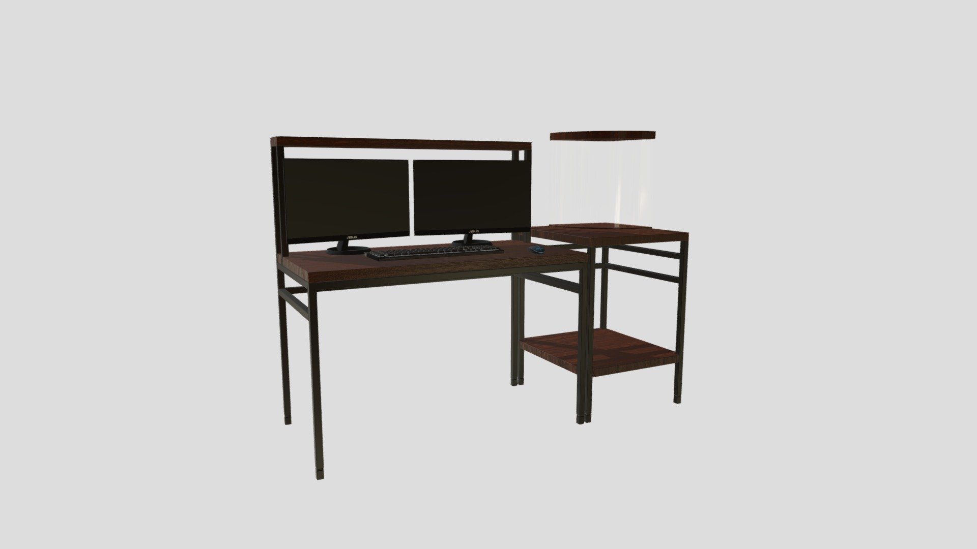 Gaming desk Download Free 3D model by Sandy_boi [3a9b1a4] Sketchfab
