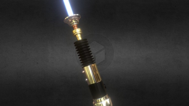 A Variant of Obi-wan's Lightsaber 3D Model
