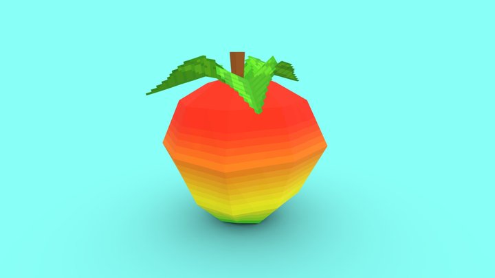 WumpaFruit LowPoly 3D Model