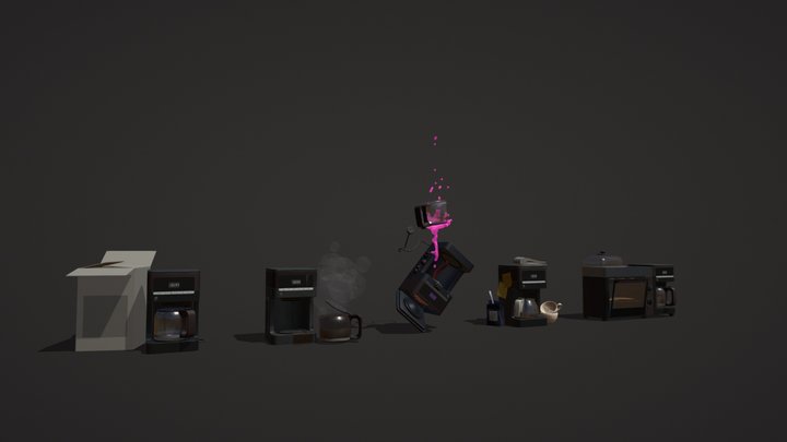 Homework 6 (coffe maker) 3D Model