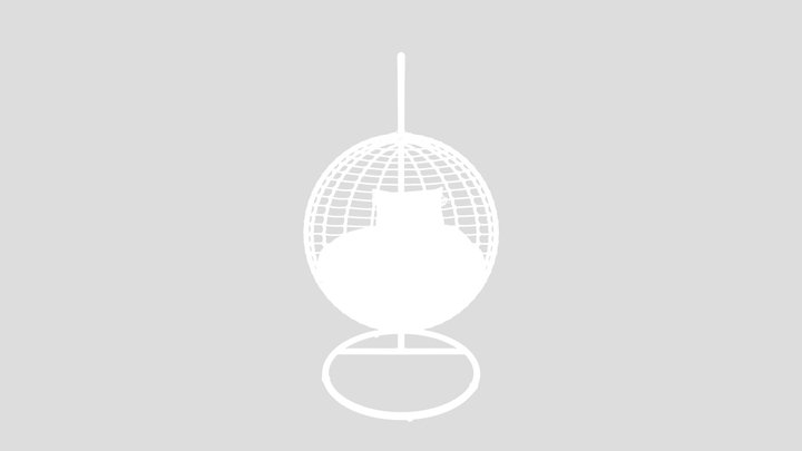 Hanging Rattan Egg Chair – Modelo 3D gratuito STL