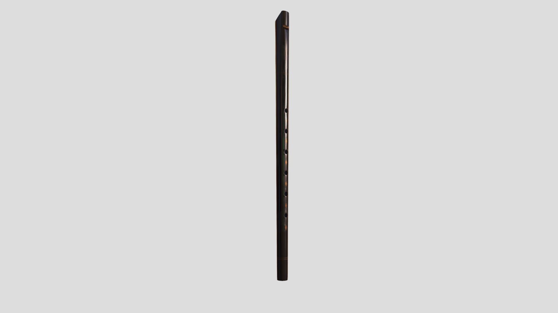 3D model Tin Whistle - This is a 3D model of the Tin Whistle. The 3D model is about shape.