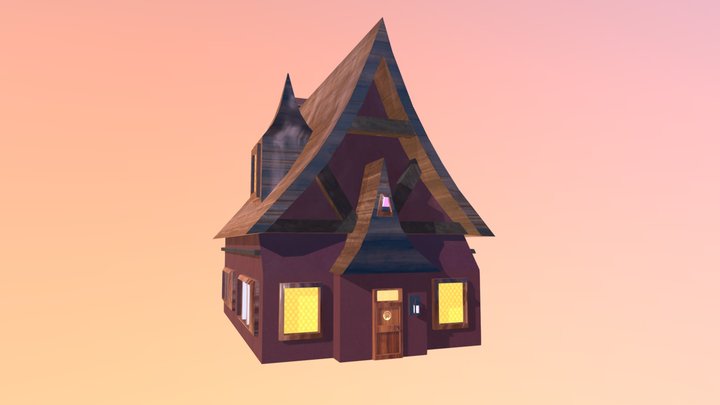 Fantasy Cottage 3D Model