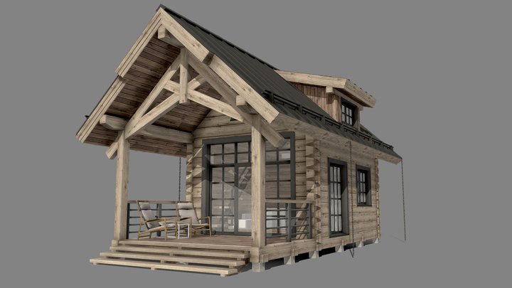Дом 1 3D Model