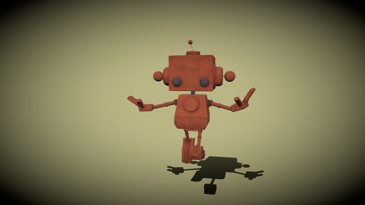 Robot Character 3D Model