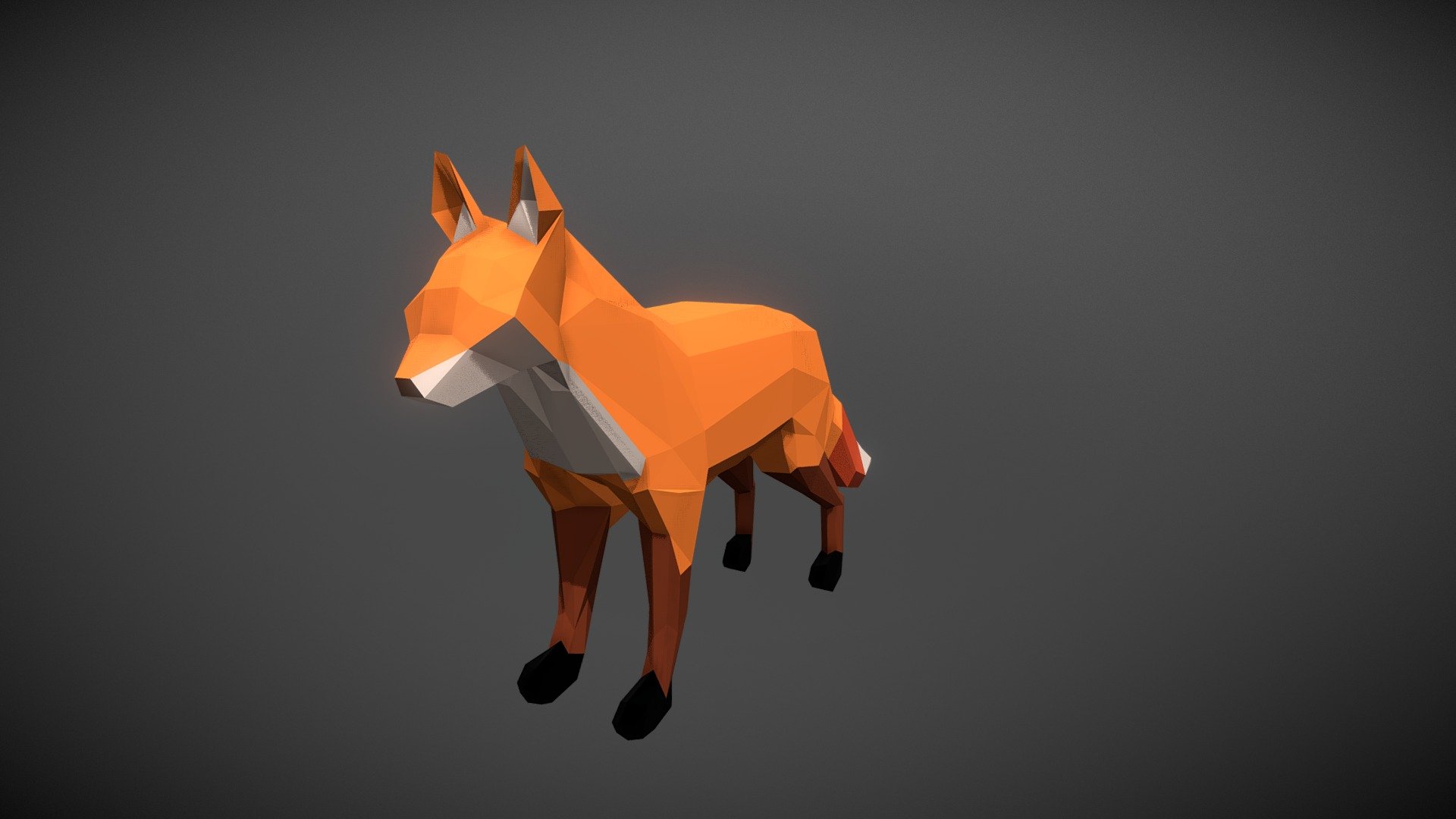 Low Poly Fox