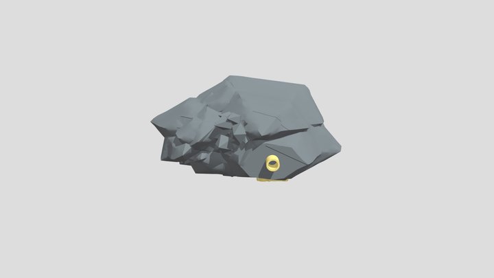 Black Gold Perfume bottle 3D Model