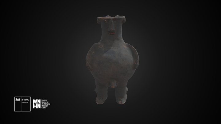 Vasija antropomorfa Mapuche – Gratis 3D-model STL
