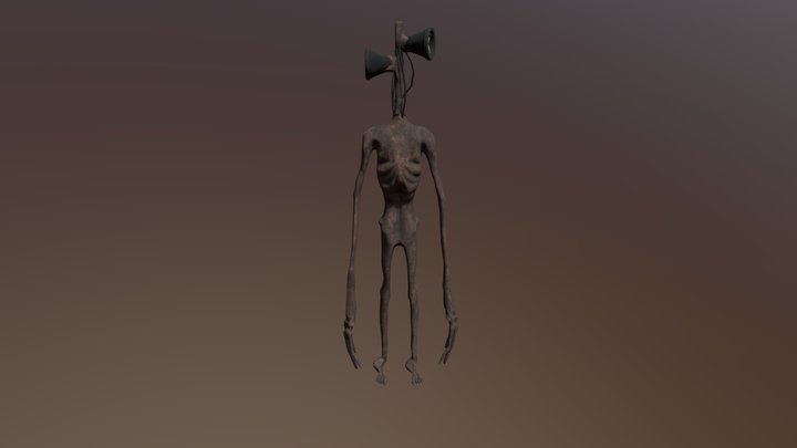 Siren Head 3D Model