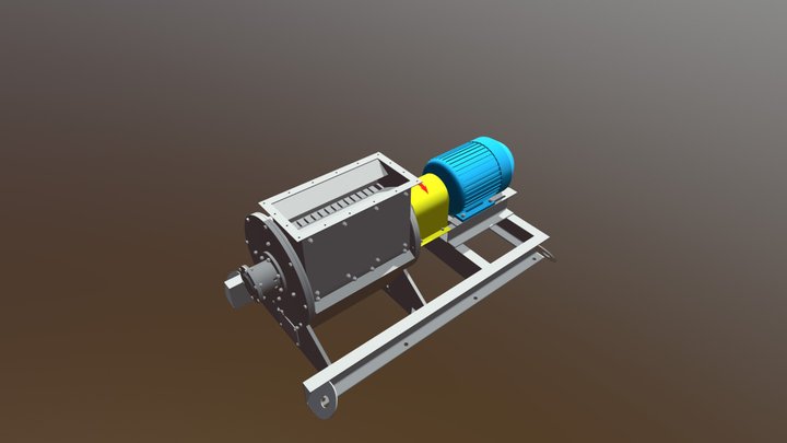 Молотковая дробилка 3D Model