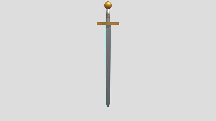 Enchanted Sword 3D Model