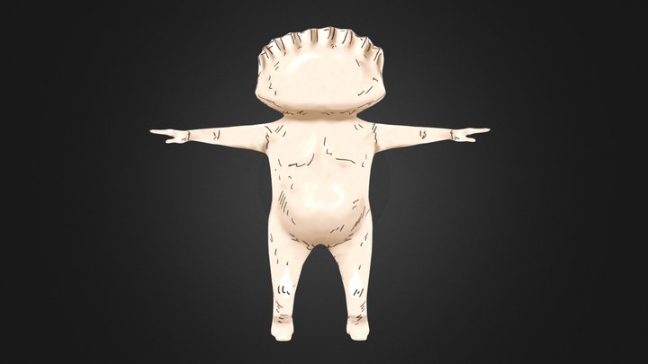 Gyoza Man from Dorohedoro (Stylized) – Modello 3D gratuito STL