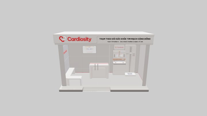 Booth - 4 3D Model
