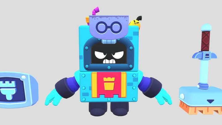 Ash brawl stars 3D Model