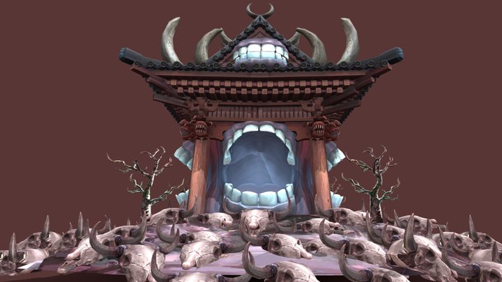 Malevolent shrine by tyo155q 3D Model
