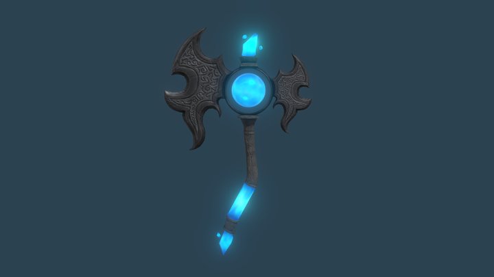 Axe of Transcendence - Low poly for VR 3D Model