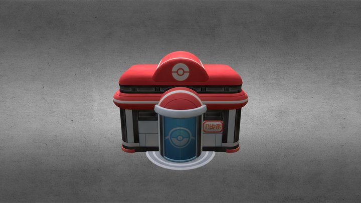 Lets Go! Pokecenter 3D Model