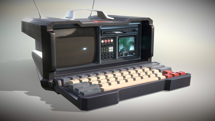 Retro SciFi Device 3D Model