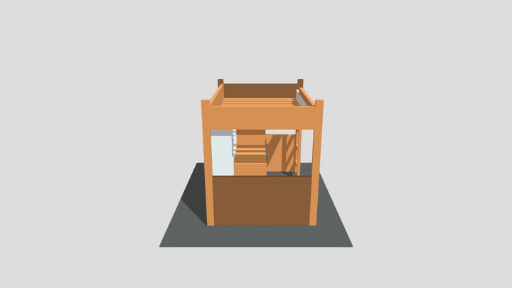 Bunk beds 3D Model