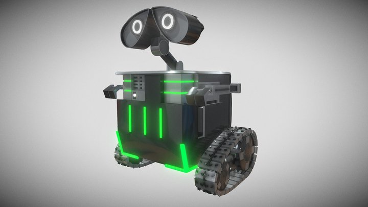 Wall-E Inspired Robot | Sci-Fi 3D Model