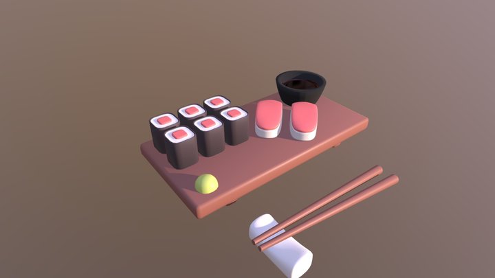 Sushi – Free 3D Model STL